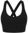TL371 Tombo Medium Impact Core Bra Black colour image